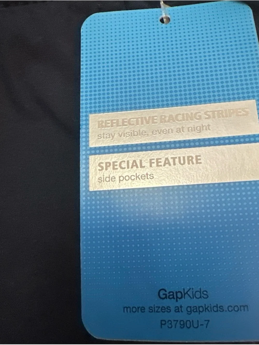 GAP NWT XXL Navy red Kids Shorts Reflective Racing Stripes lightweight fast dry